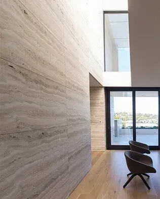 Beige Travertine detail
