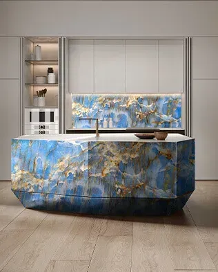 Blue Onyx detail