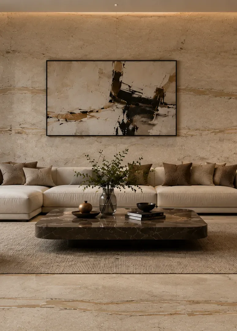 Brescia Aurora applied in an interior