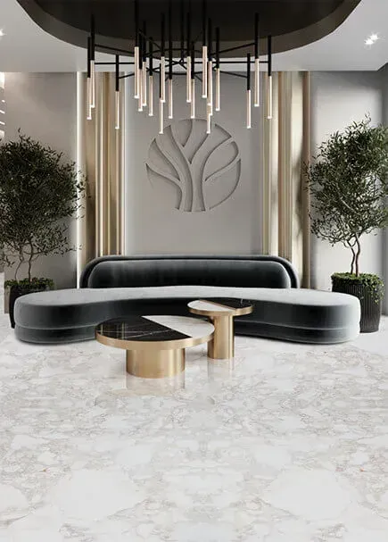 Calacatta Vagli applied in an interior