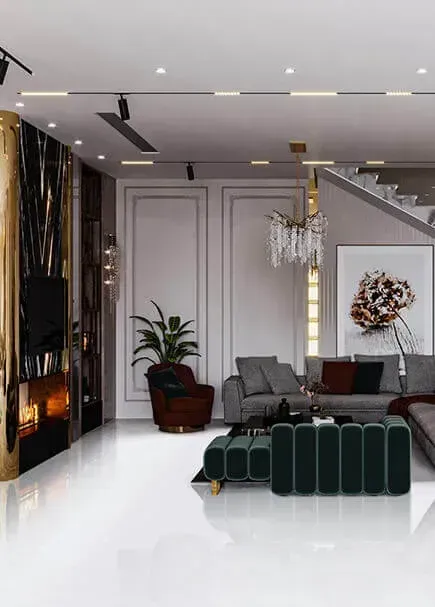 Flawless White applied in an interior