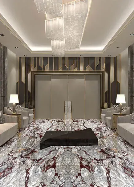 Fusion Mint applied in an interior