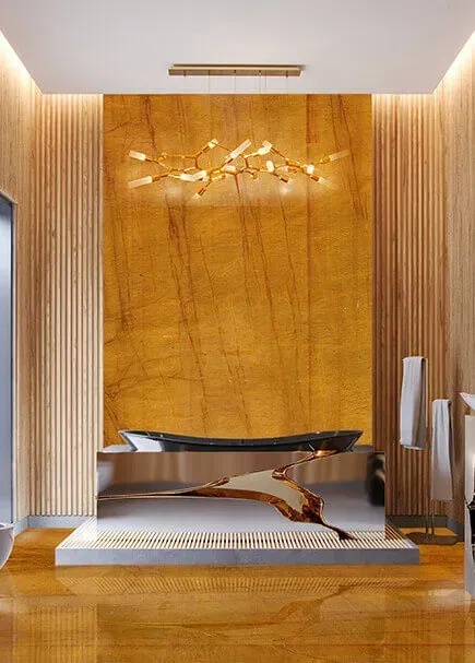 Giallo Siena applied in an interior