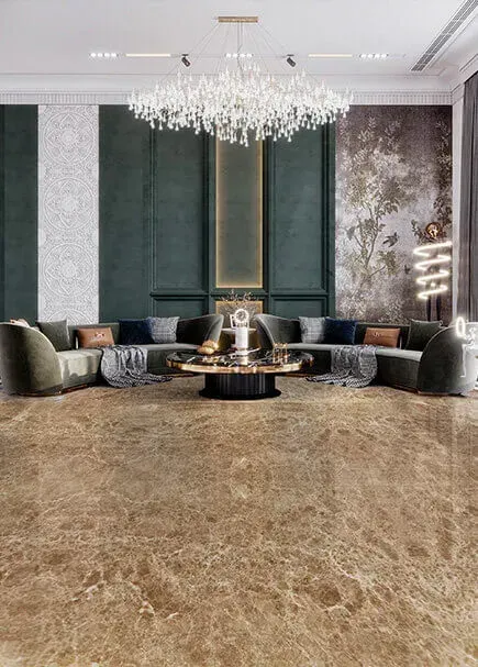 Golden Emperador applied in an interior