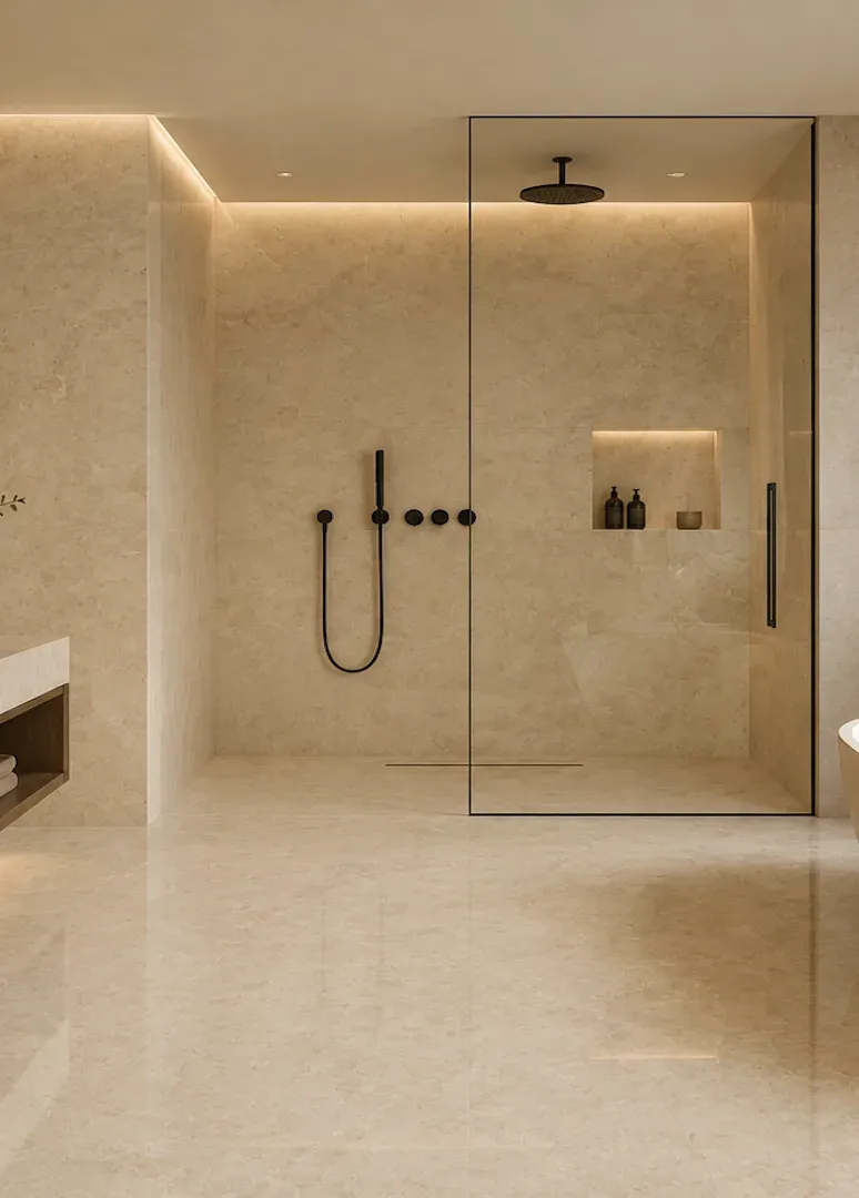 Kaman Beige applied in an interior