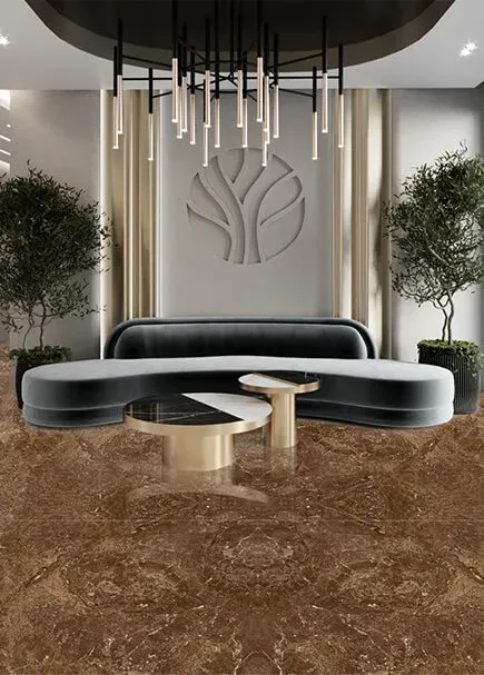 Magma Gold applied in an interior