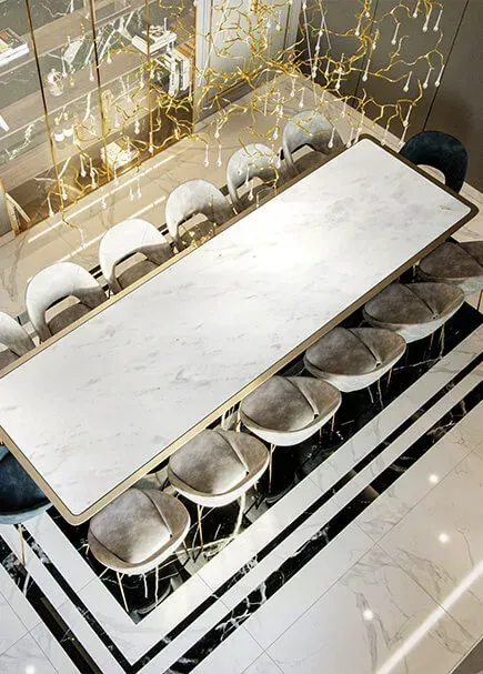 Monte Bianco applied in an interior