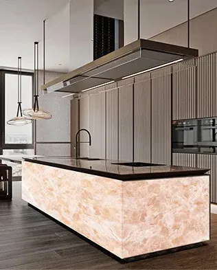 Pink Crystal Onyx detail