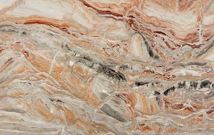 Rosso Orobico polished slab