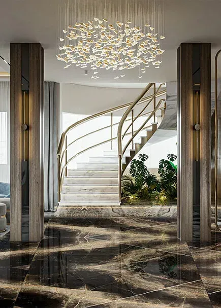 Royal Vendome applied in an interior