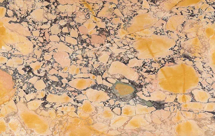 Siena Broccato polished slab