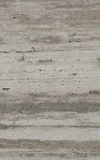 Silver Travertine slab