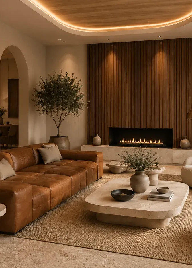 Terracota Beige applied in an interior