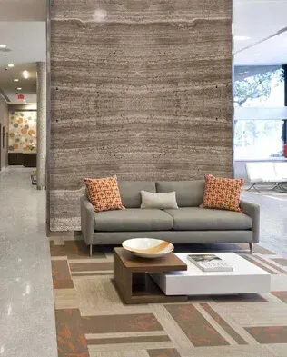 Titanium Travertine detail