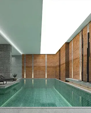 Walnut Travertine detail