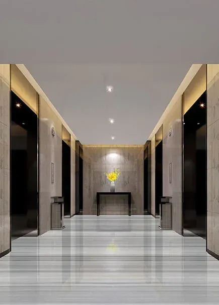 White Equator applied in an interior