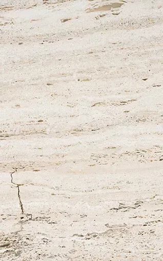 White Travertine slab