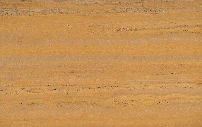 Yellow Travertine polished slab